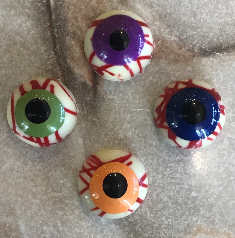 White Cherry Eyeball Truffle
