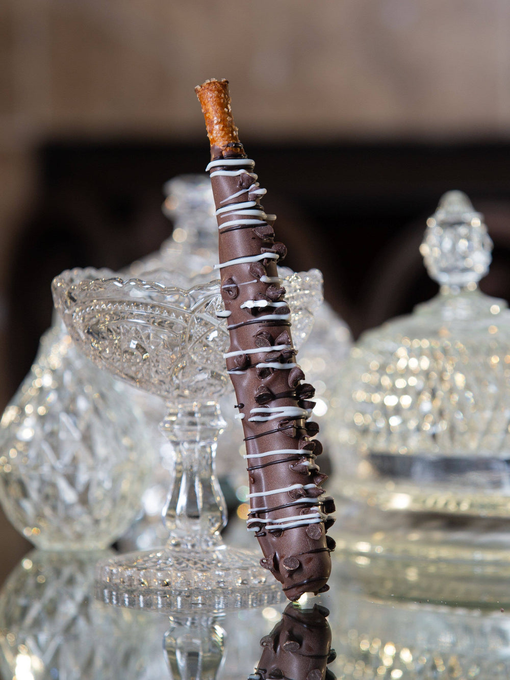 Death By Chocolate Caramel & Milk Chocolate Pretzel Rod