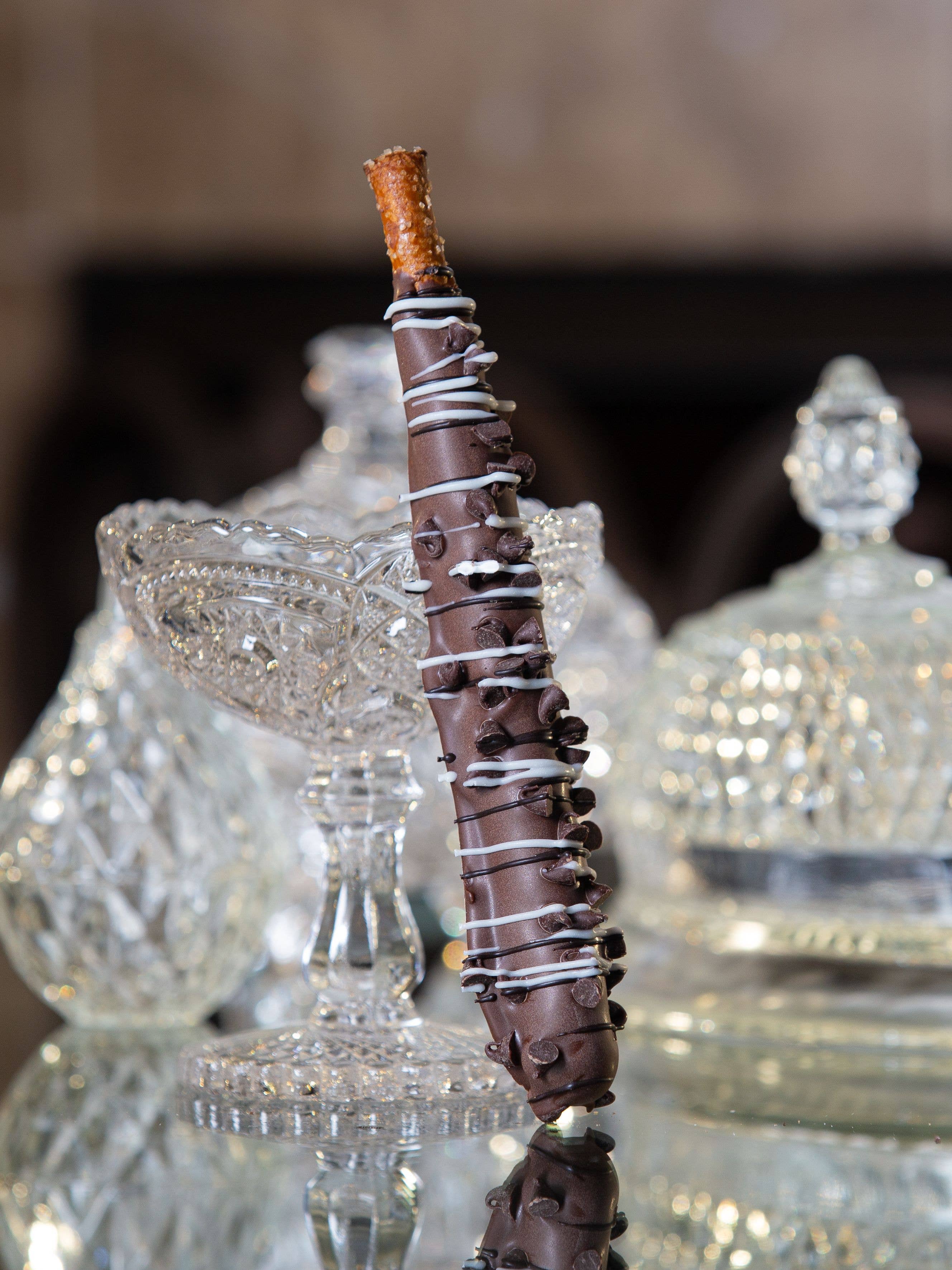 Death By Chocolate Caramel & Milk Chocolate Pretzel Rod