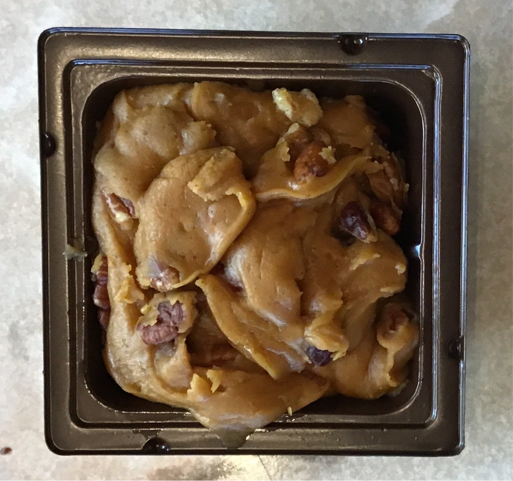 Pumpkin Pecan Fudge in a 4 oz square