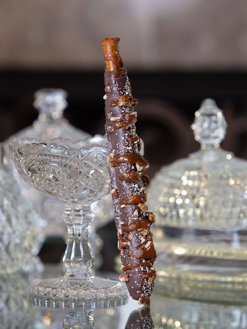 Toffee Caramel & Milk Chocolate Pretzel Rod