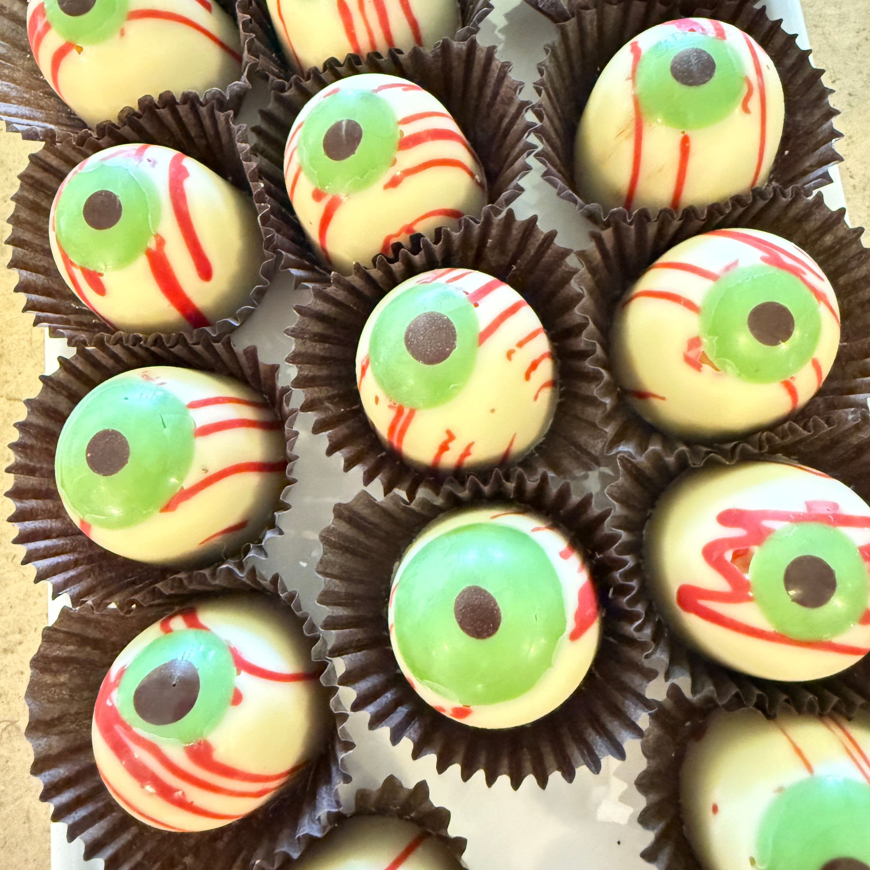 White Caramel Eyeball Truffle