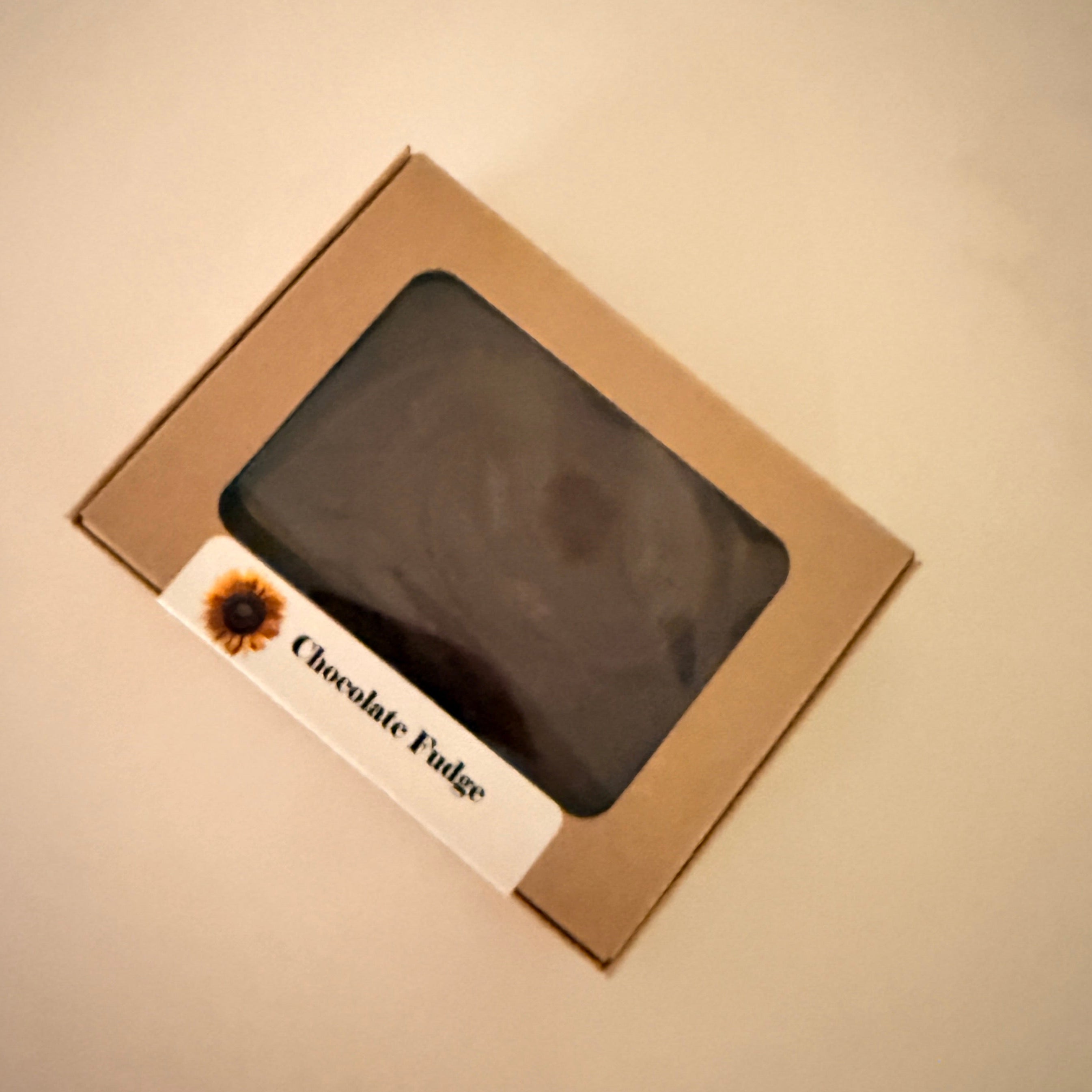 Dark Fudge in an 8 oz slab