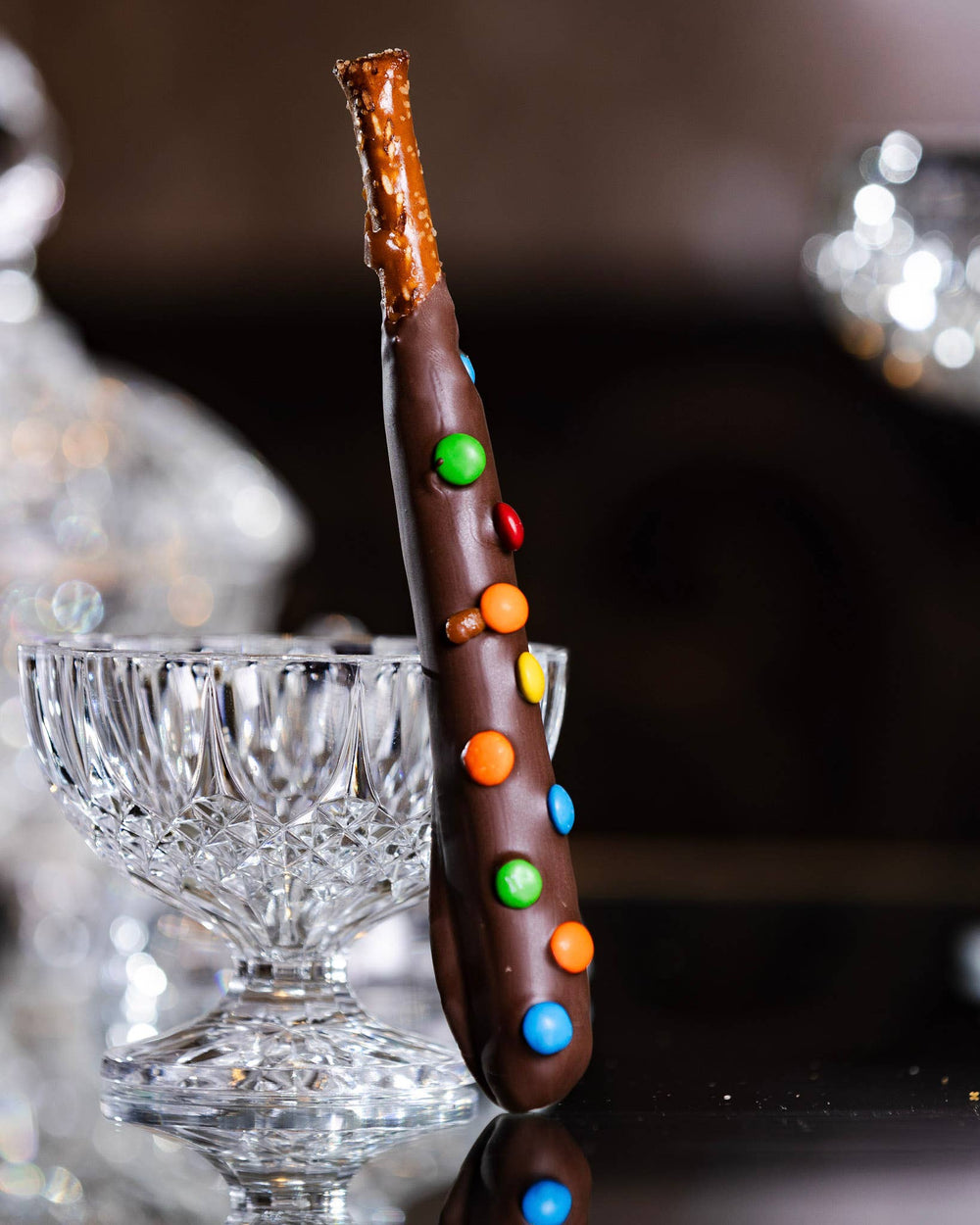 M & M Caramel & Milk Chocolate Pretzel Rod