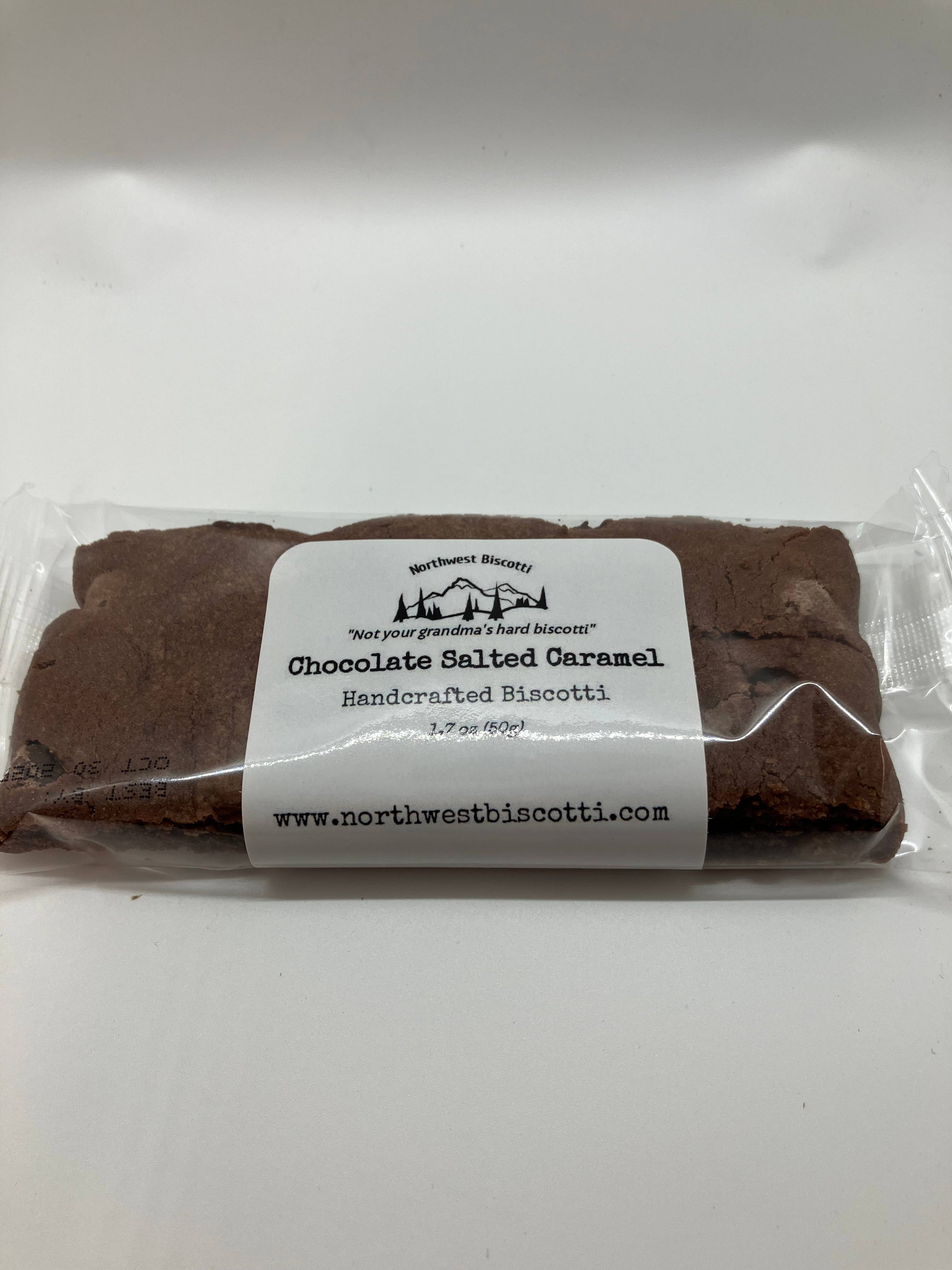 Chocolate Salted Caramel Biscotti
