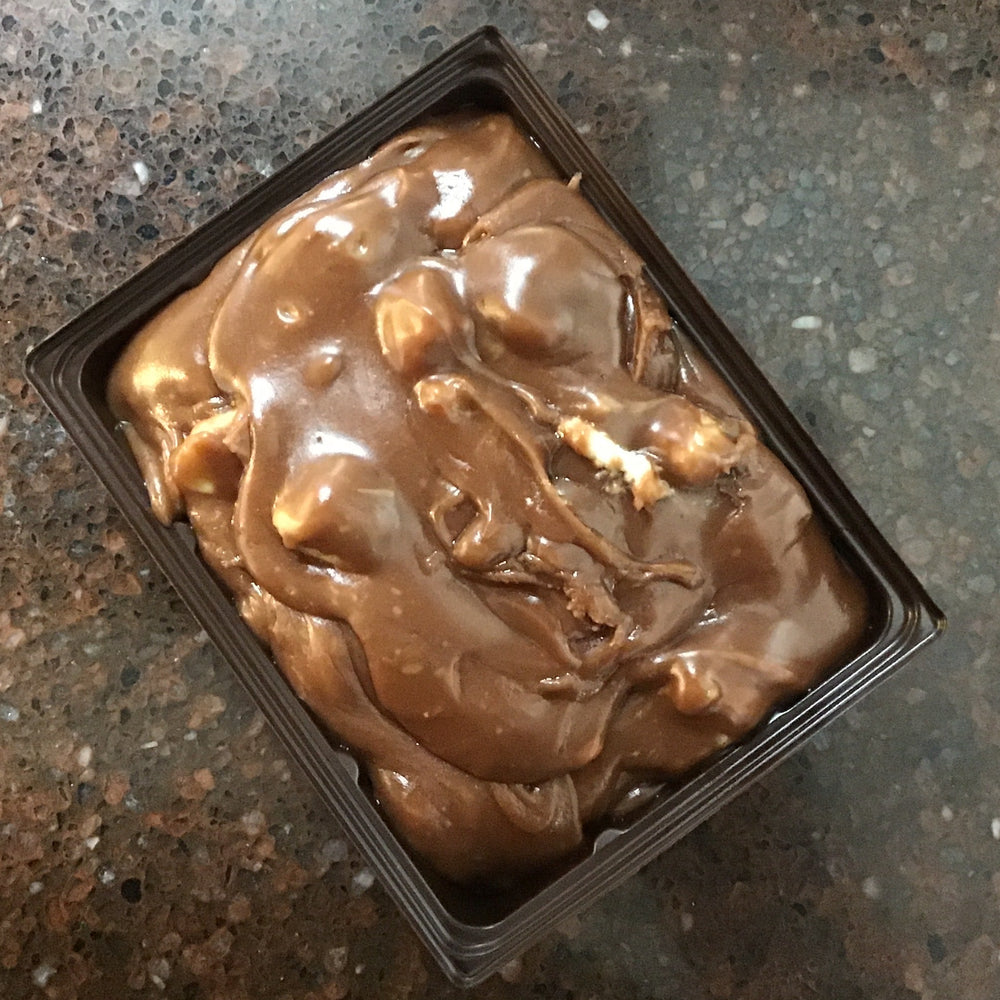 Rocky Road Fudge in an 8 oz slabs