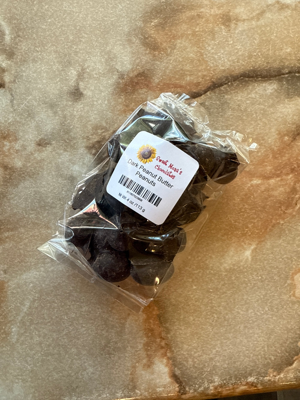 Dark Peanut Butter Peanuts 4 oz Bag