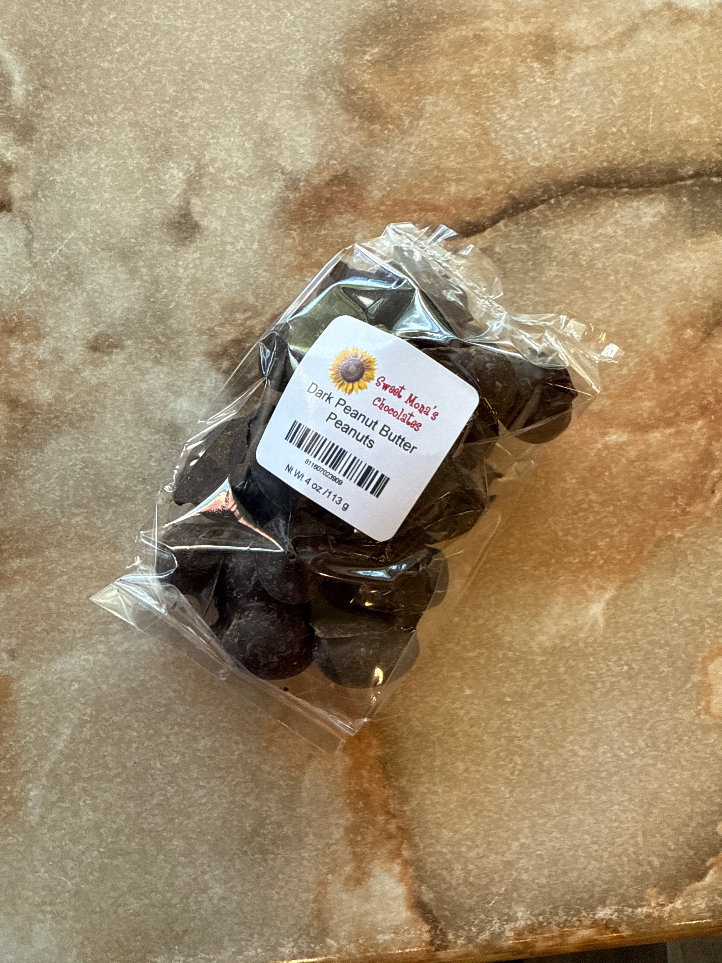 Dark Peanut Butter Peanuts 4 oz Bag