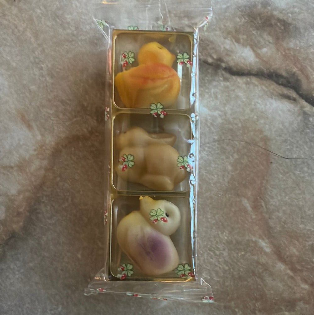 Marzipan Bunny, Chick, and a Duck
