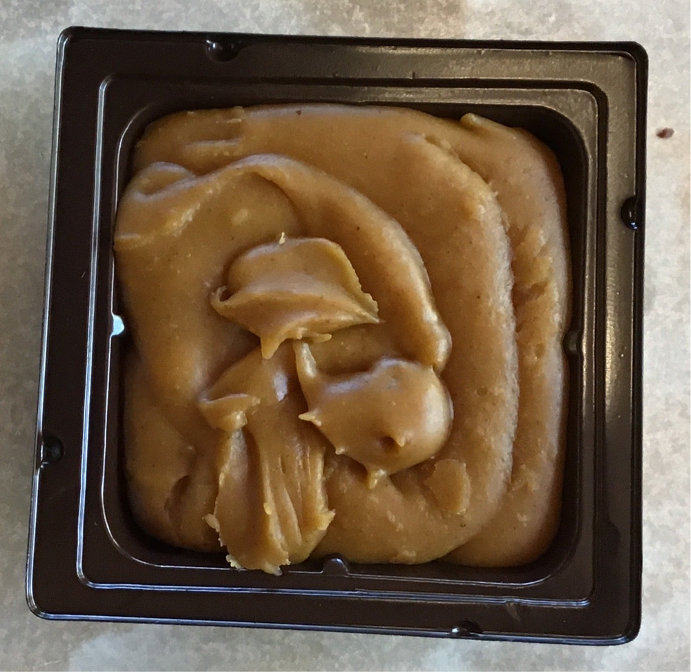 Pumpkin Fudge in a 4 oz square