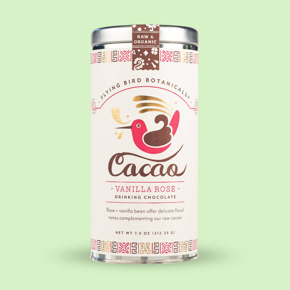 Vanilla Rose Cacao (ORG) – Large Tin