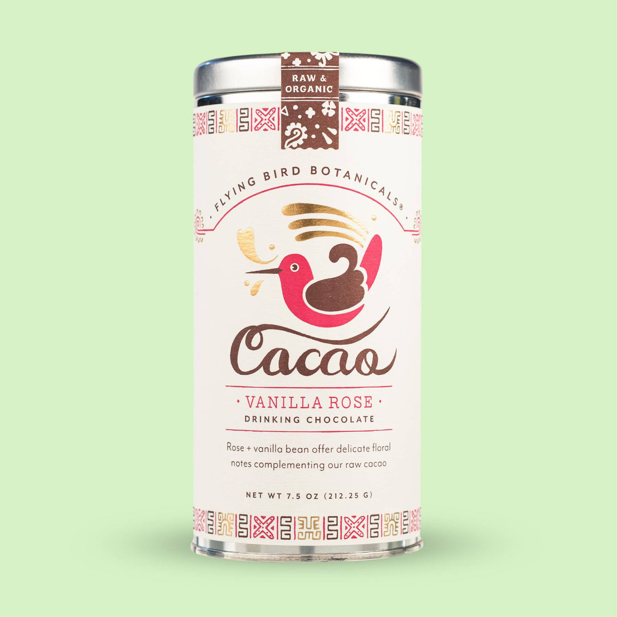 Vanilla Rose Cacao (ORG) – Large Tin