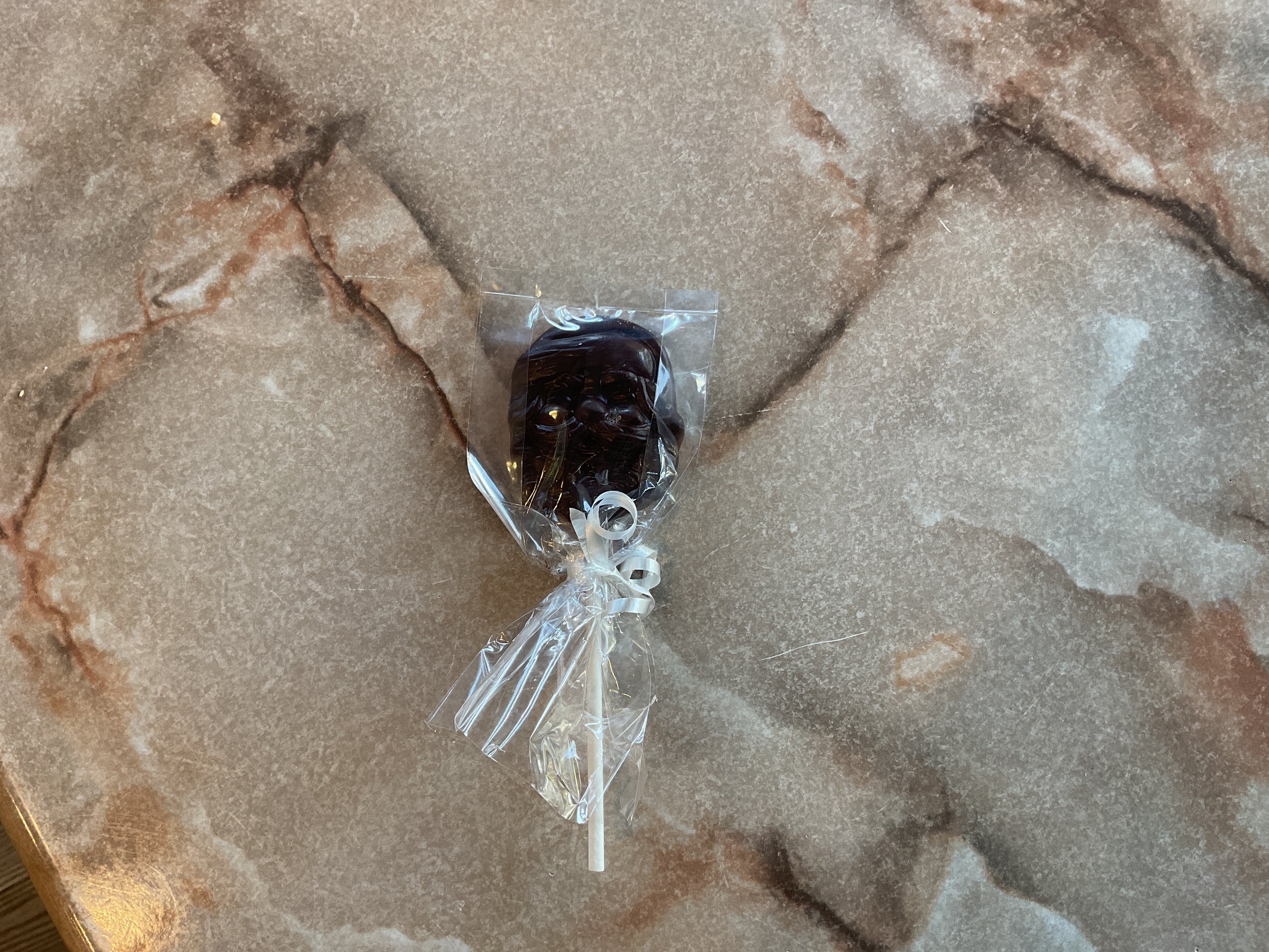 Dark Chocolate Santa Lolly Small