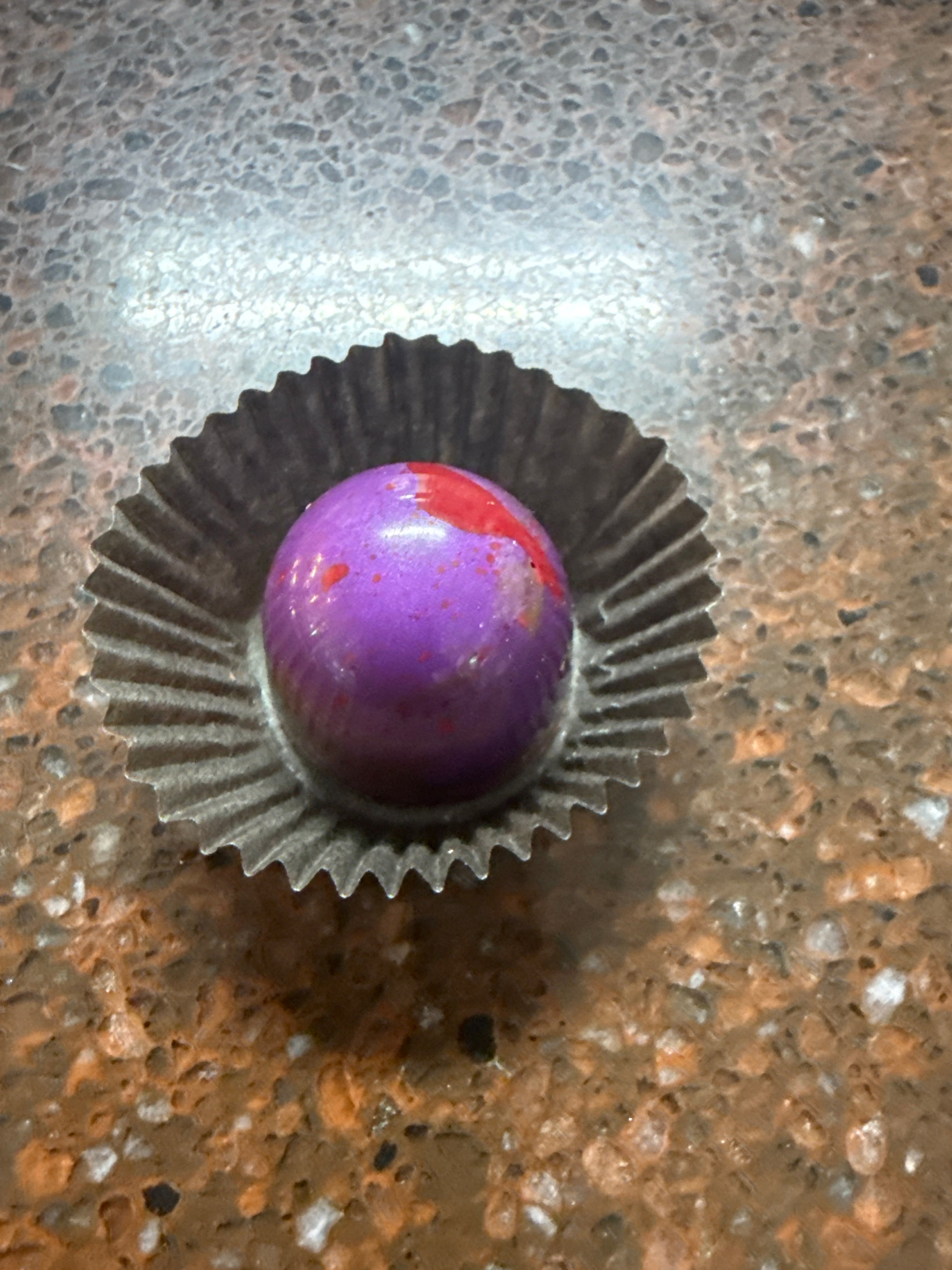 Milk Loganberry Liqueur Truffle