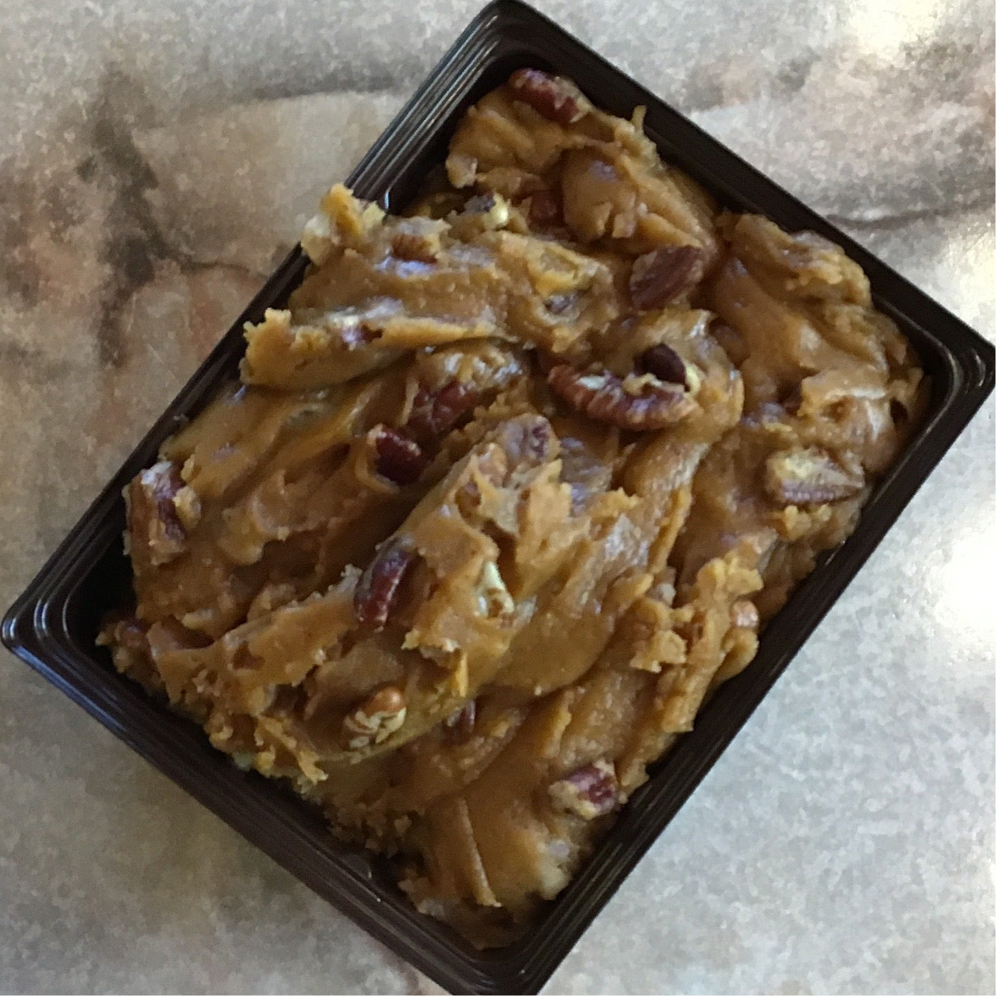 Pumpkin Pecan Fudge in an 8 oz slab