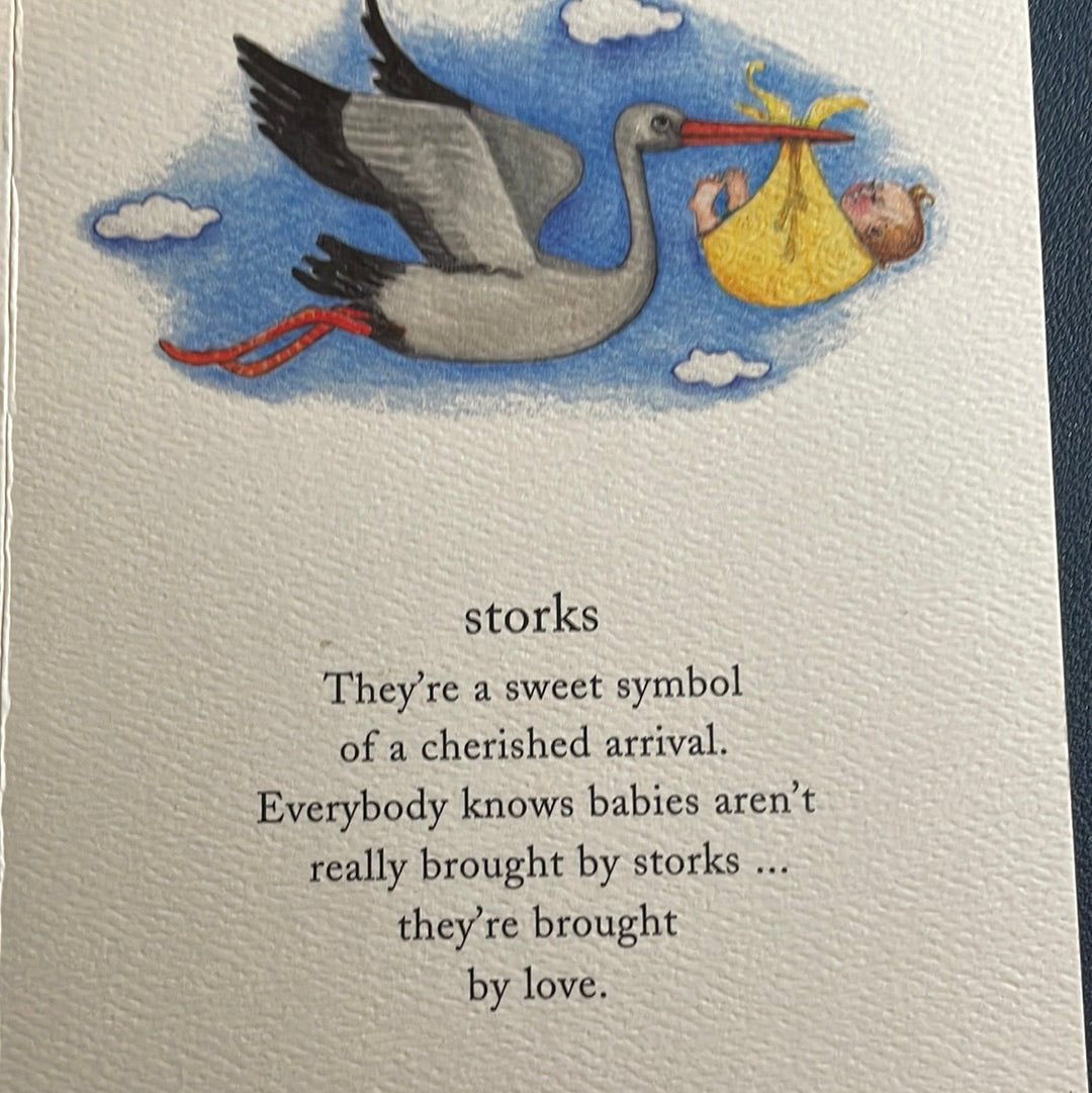 Storks Welcome Baby Card