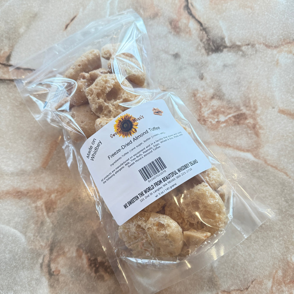 Freeze-Dried Almond Toffee 5 oz bag