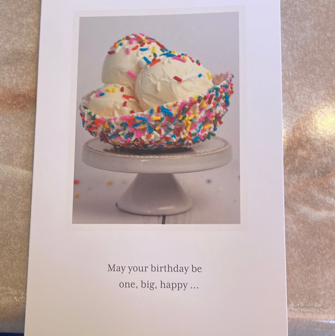 Sprinkly Ice Cream Card