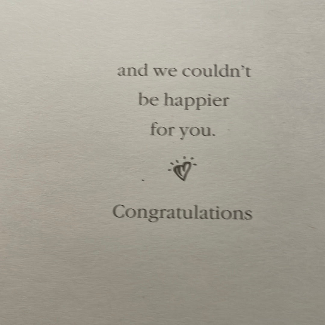 You're Married Congratulations Card