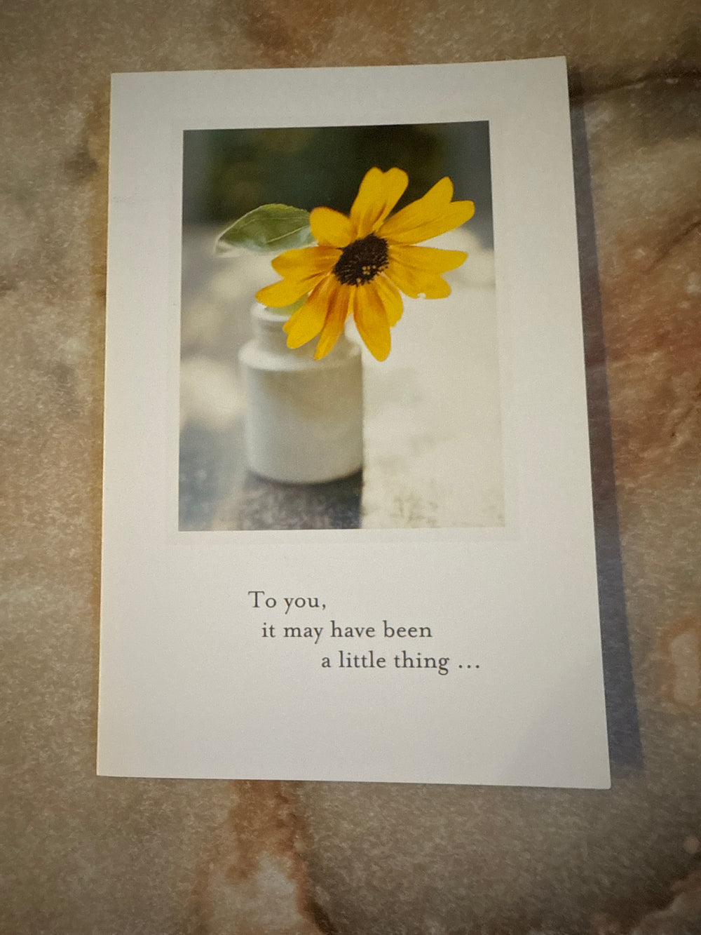 Black-Eyed Susan Thank You Card