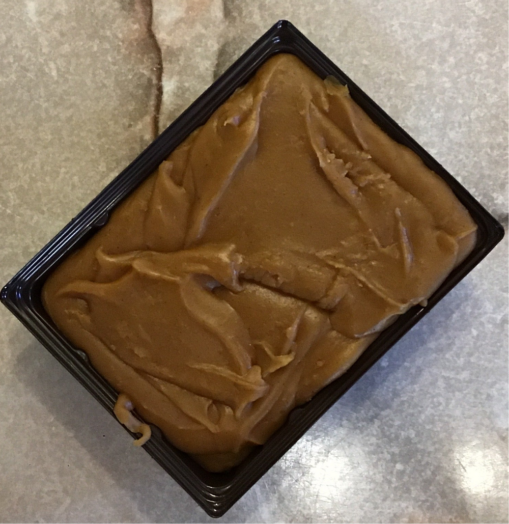 Pumpkin Fudge in an 8 oz slab