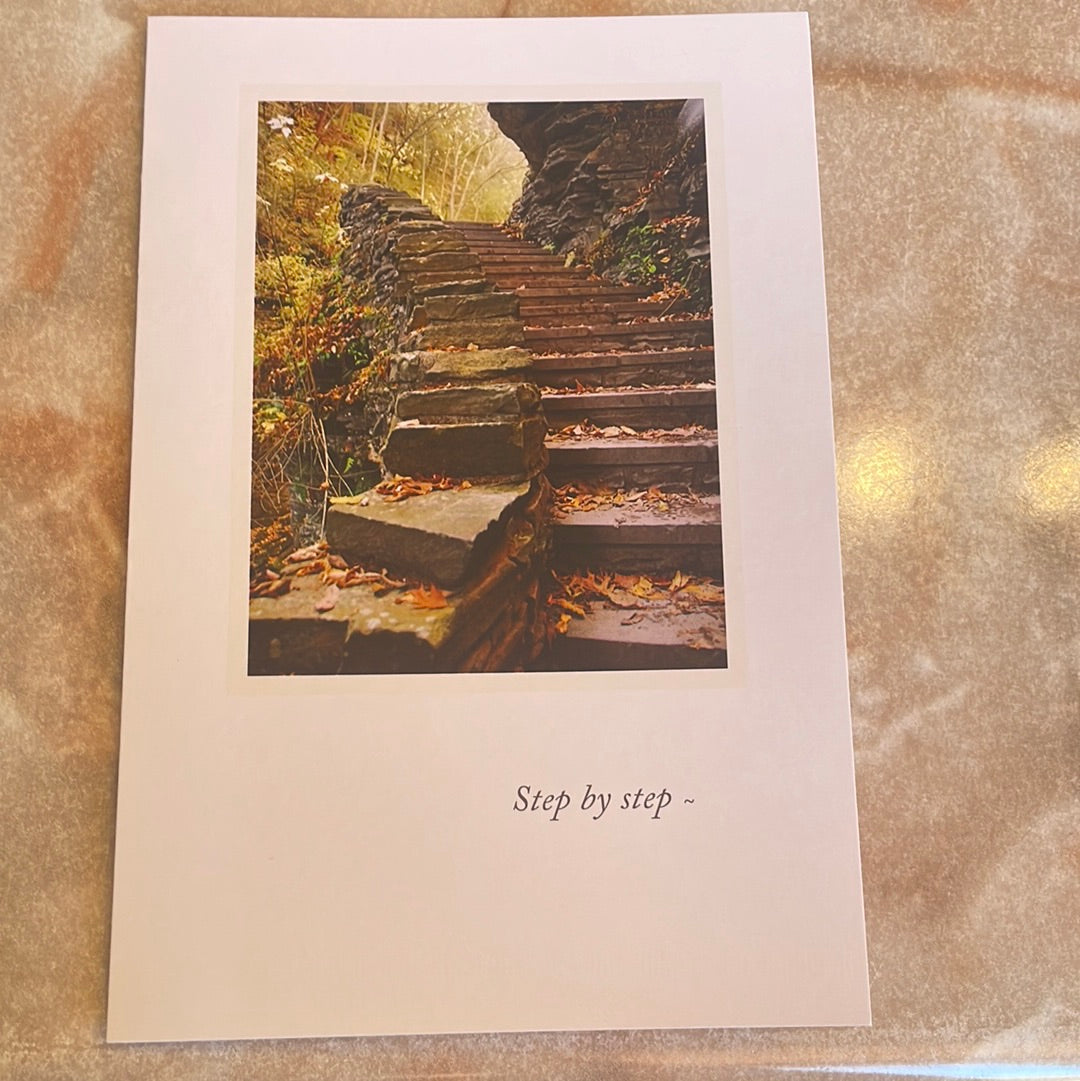 Stone Steps Support and Encouragement Card