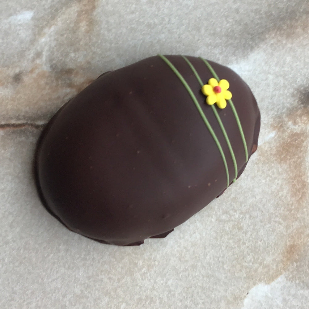 Peanut Butter Buttercream Egg covered in Dark Chocolate 6 oz