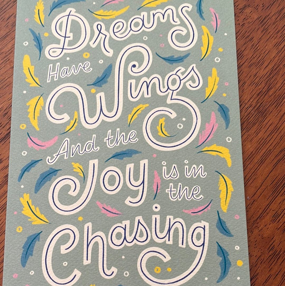 Dreams Have Wings Many Occassion Card