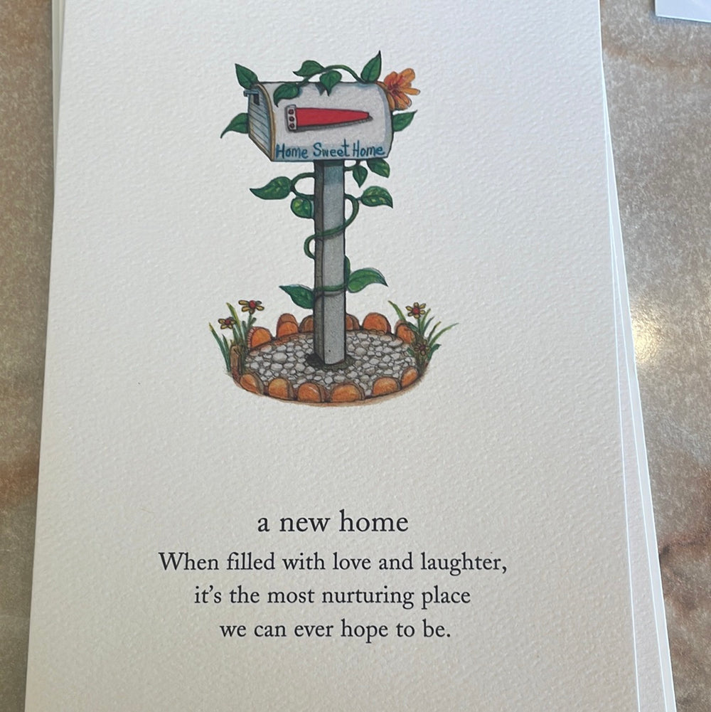 A New Home Welcome Card