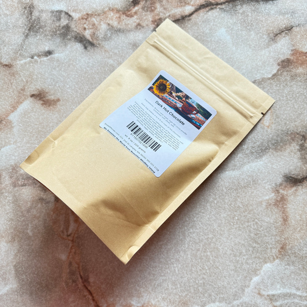 Dark Chocolate Hot Cocoa Mix in a 8 oz bag