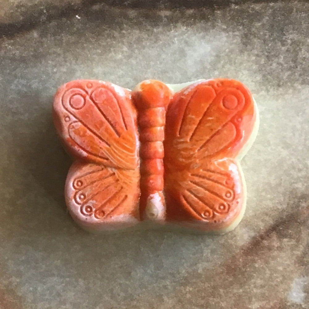 White Peach Bourbon Butterfly Truffle