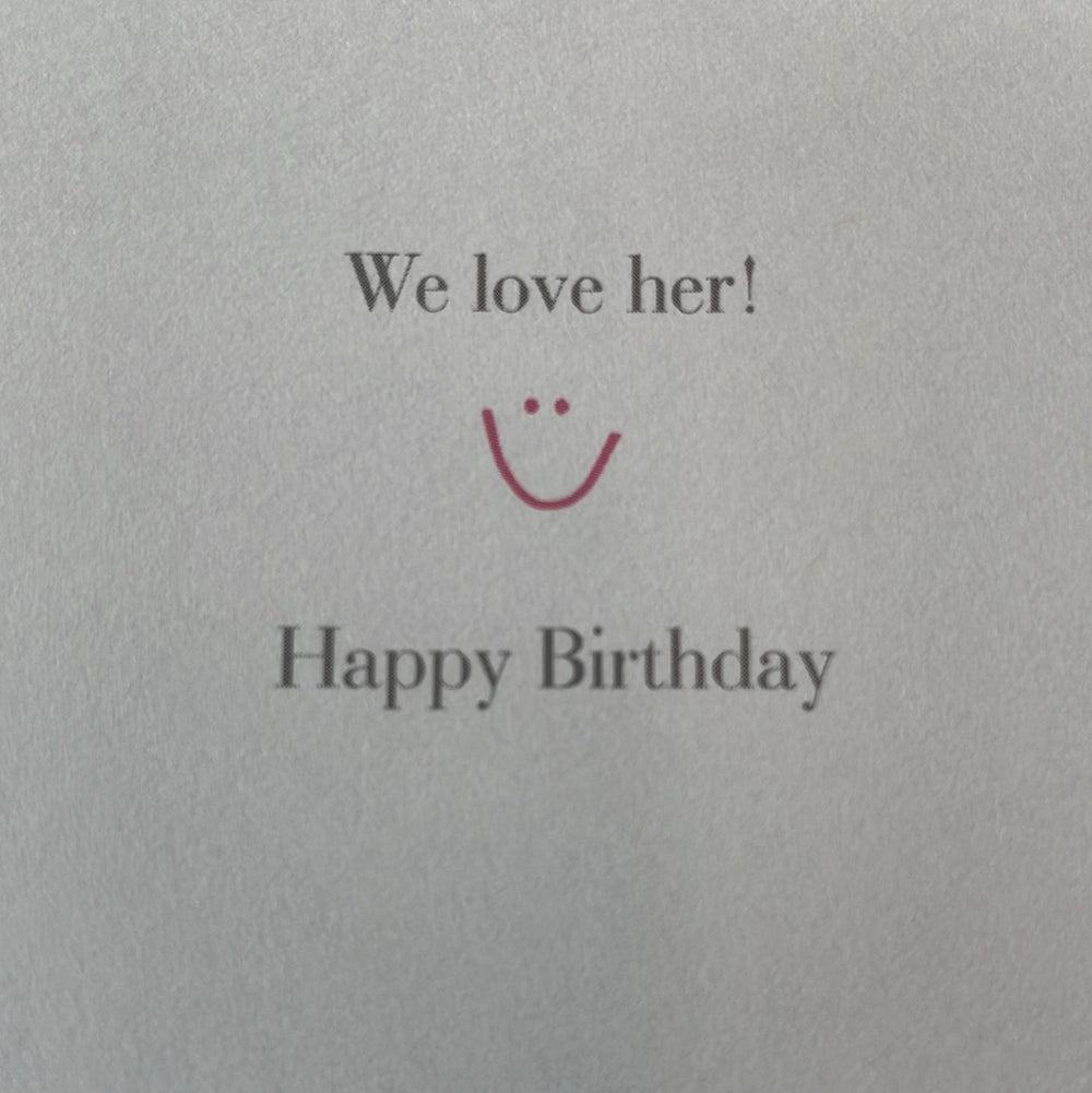 High Heeled Girl Birthday Card