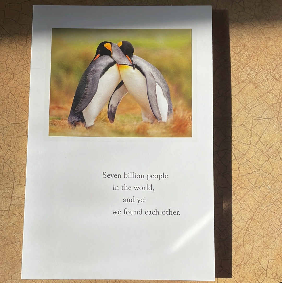 Penguin Couple Anniversary Card