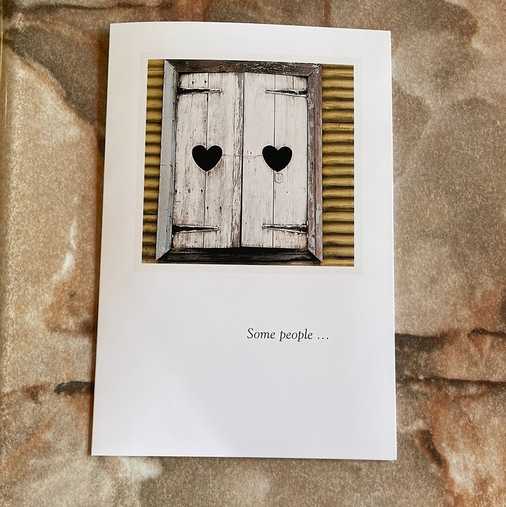 Heart Shutters Happy Anniversary Card