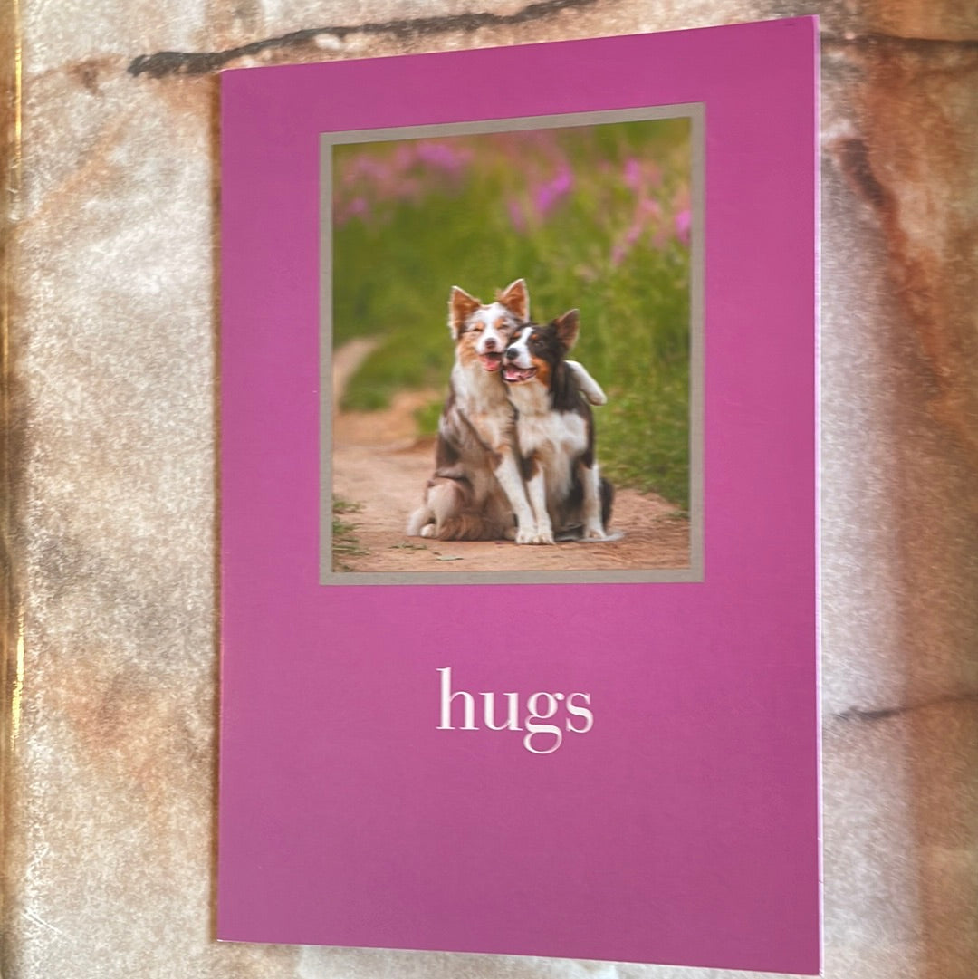 Dog Hugs Birthday Card