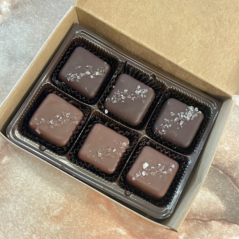 Assorted Salted Caramels 6 pc box
