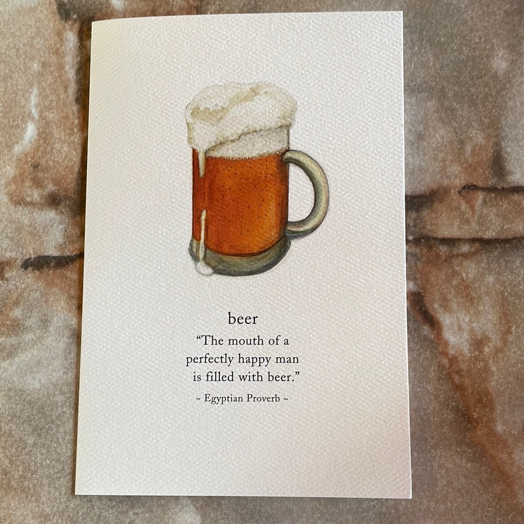 Beer Birthday Card