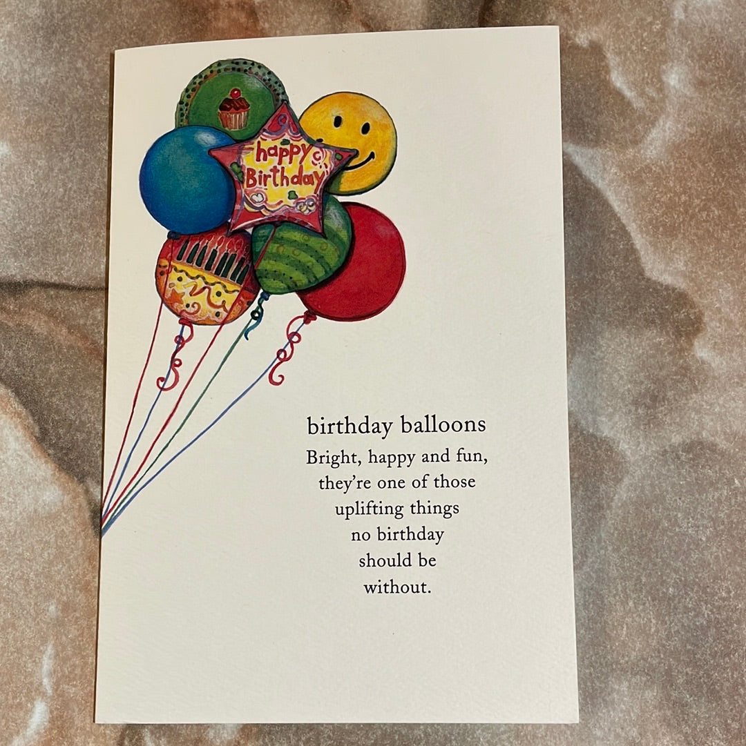 Birthday Balloons Birthday Card