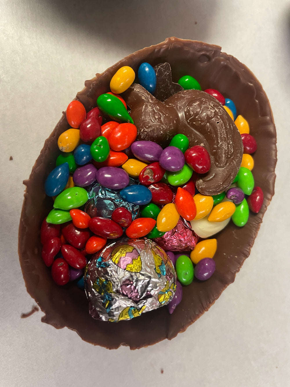 Crack an Egg in Milk Chocolate