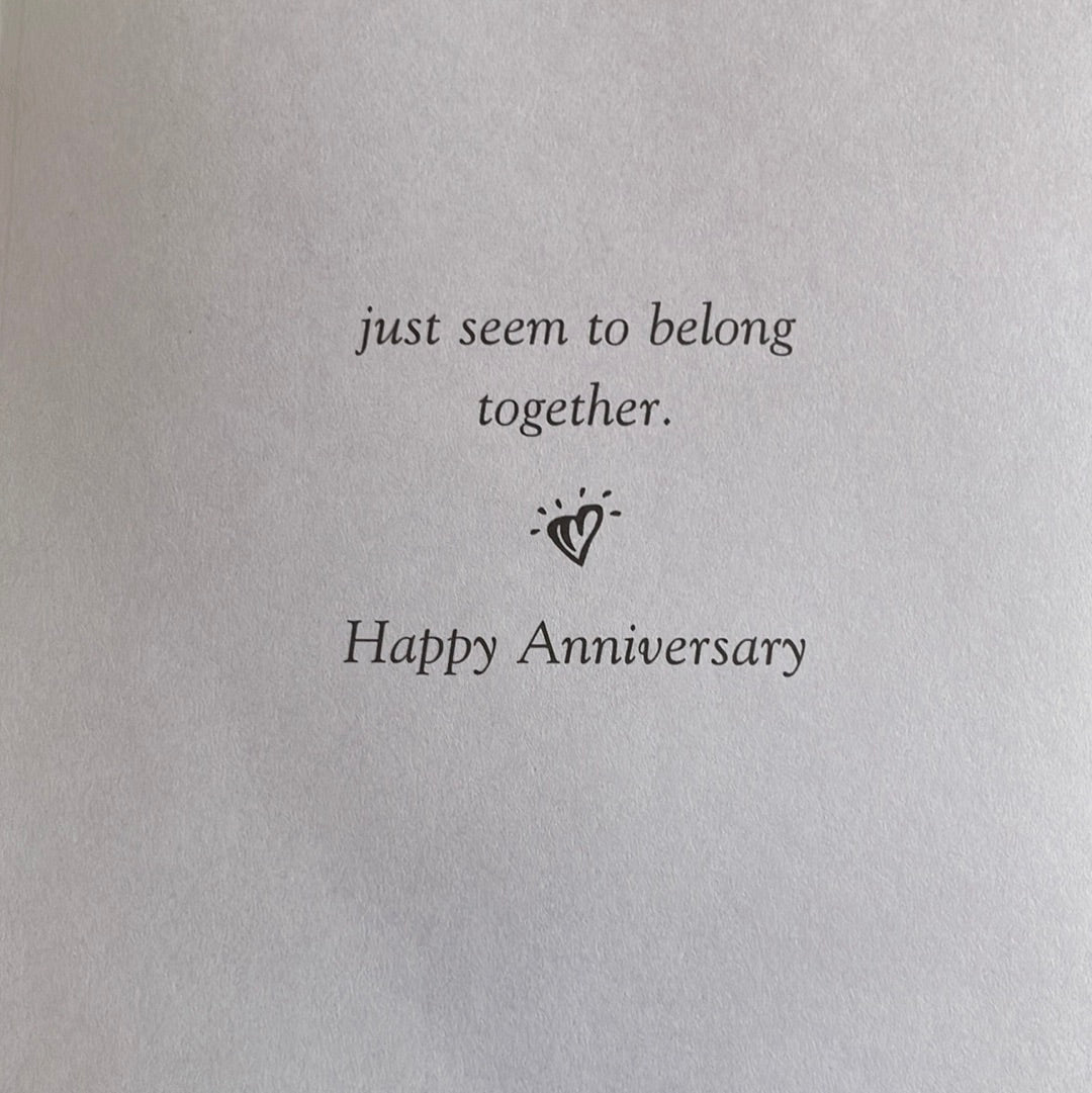 Heart Shutters Happy Anniversary Card